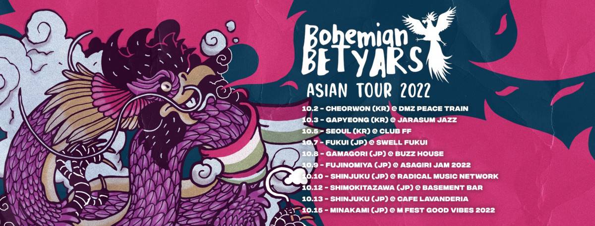 Bohemian Betyars Asia Tourdates