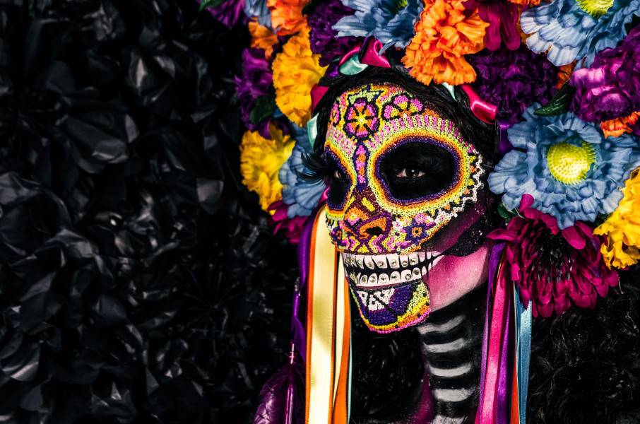 Día de Muertos maszk