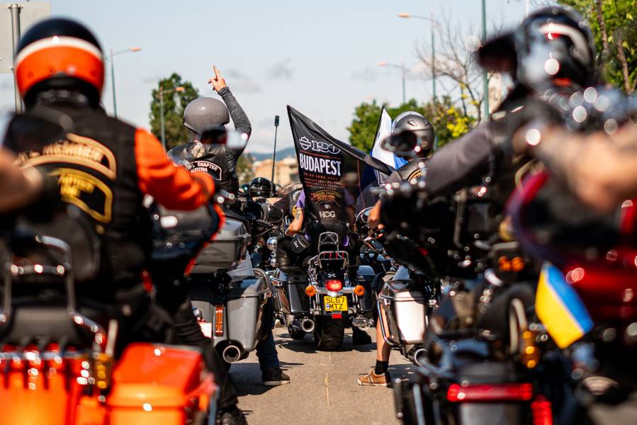 Harley-Davidson 120 Budapest - felvonulás