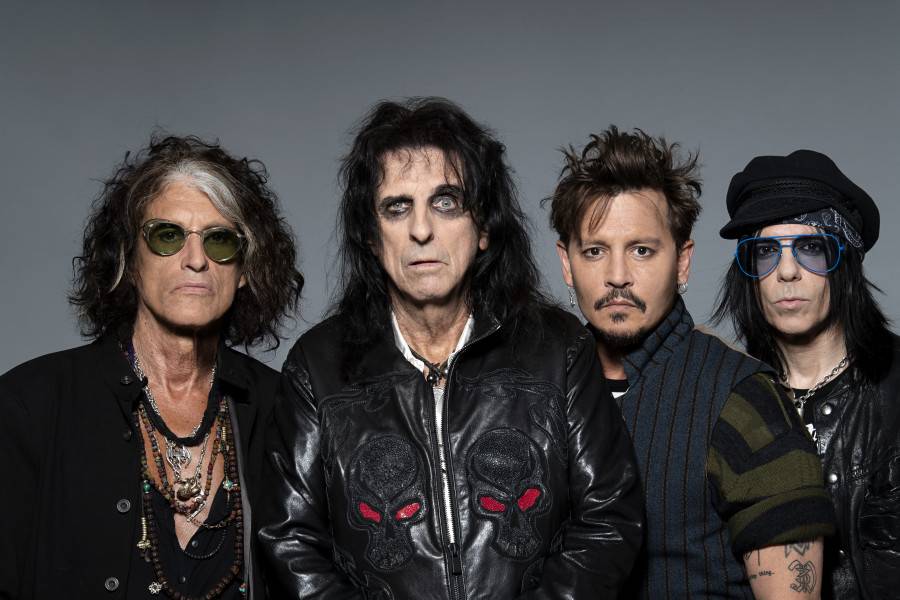 Alice Cooper, Johnny Depp, Joe Perry és Tommy Henriksen - Hollywood Vampires