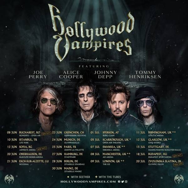 Hollywood Vampires Rise Tour 2023 - Europa