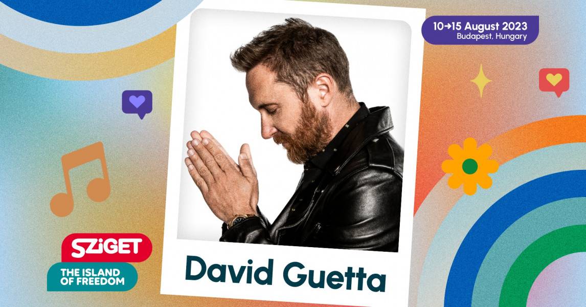 David Guetta @ Sziget 2023