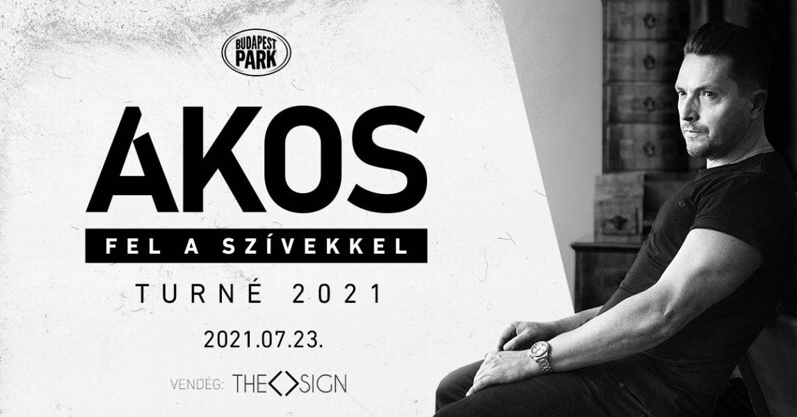 Ákos koncert 2021 Budapest Park
