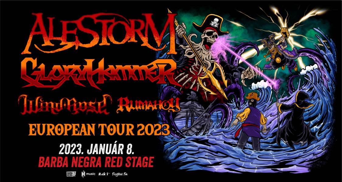 Alestorm & Gloryhammer 2023 Budapest