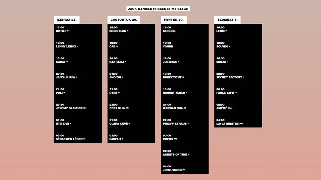 Balaton Sound 2023 - My Stage timetable