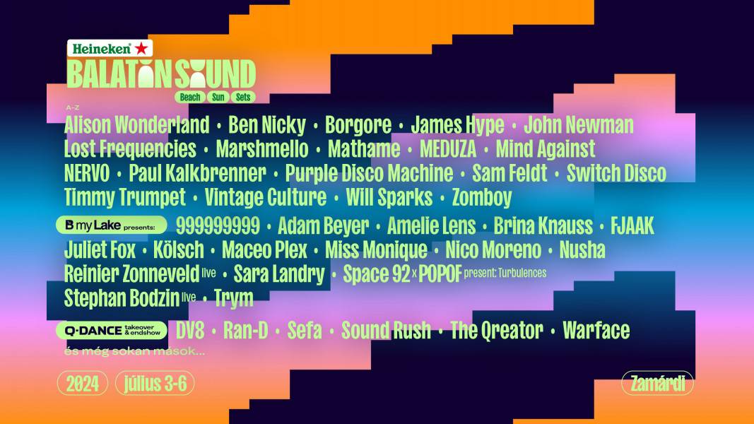 Balaton Sound 2024 - line-up