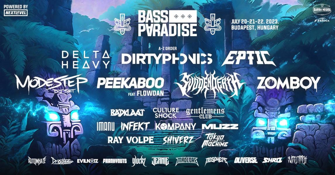 Bass Paradise 2023 line-up