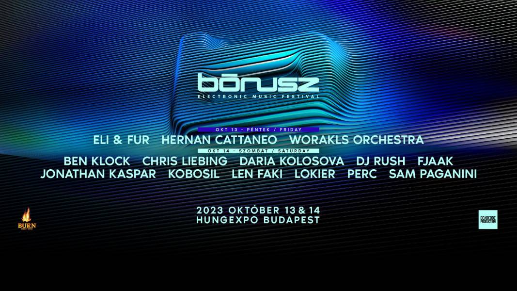 Bónusz Fesztivál 2023 - line-up