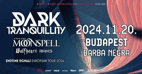 Dark Tranquillity koncert 2024