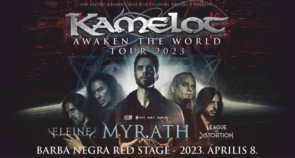 KAMELOT - Awaken The World Tour 2023 ▲ Barba Negra Red Stage