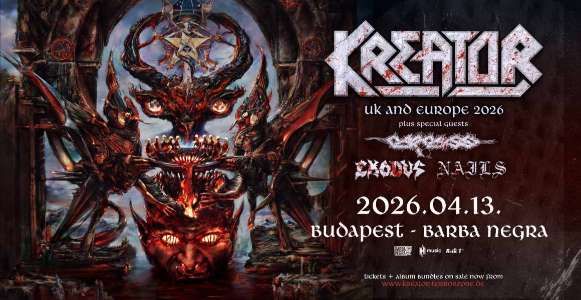 Kreator koncert 2026