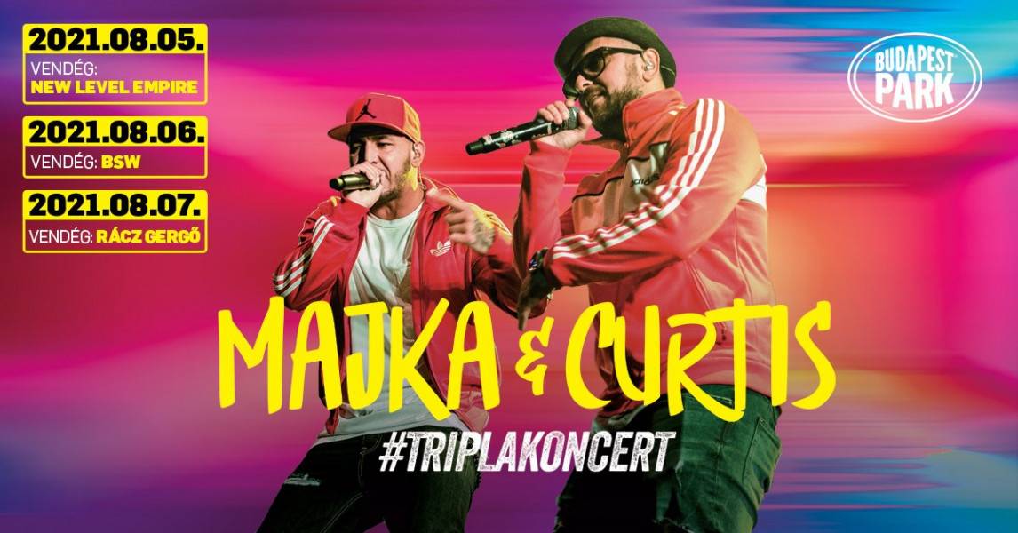 Majka & Curtis tripla koncert 2021