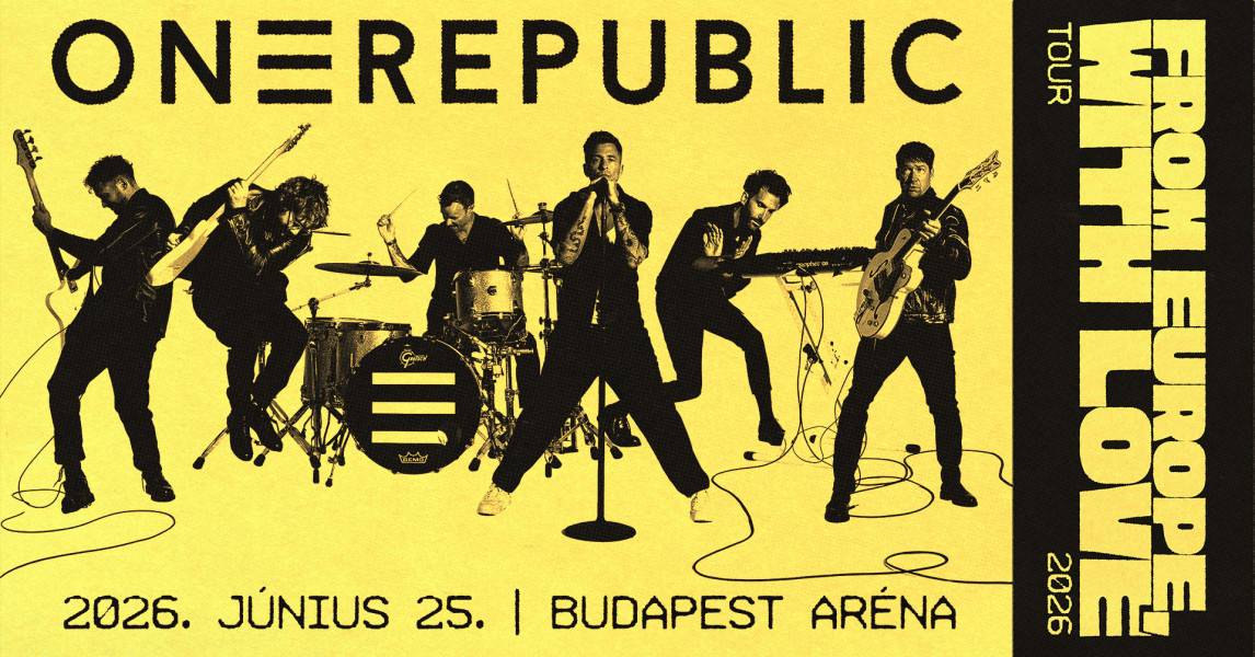 OneRepublic koncert 2026, Budapest [infó, jegyek]