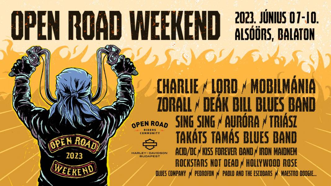 Open Road Weekend 2023 - Fellépők