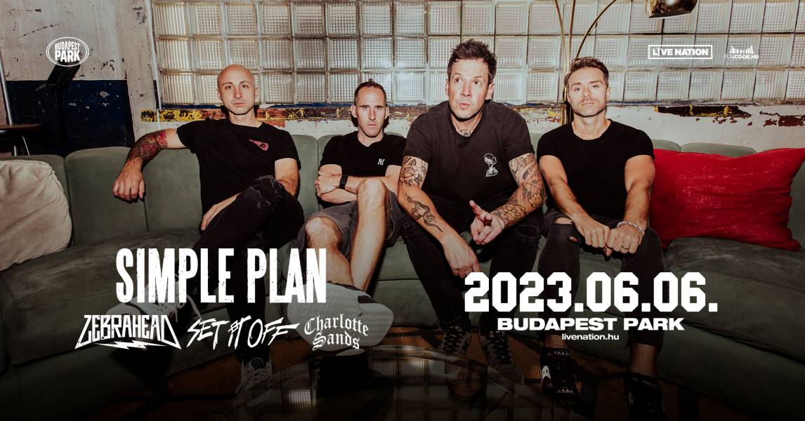 Simple Plan koncert 2023 - Budapest Park