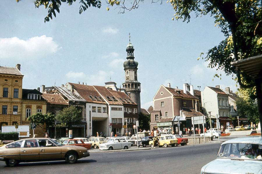 Sopron Várkerülr - parkoló (archív fotó)