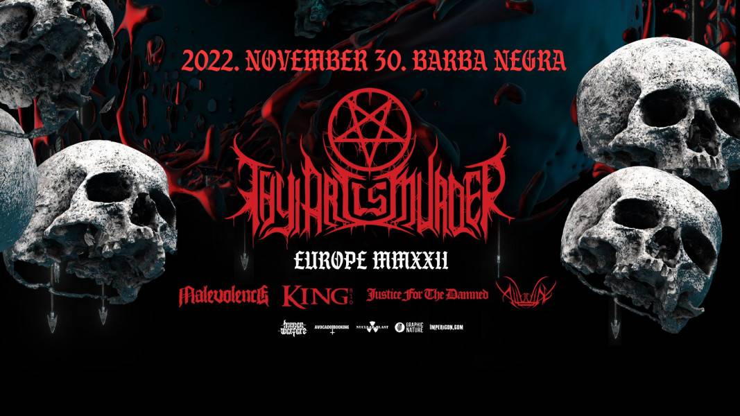 Thy Art Is Murder koncert 2022, Budapest 