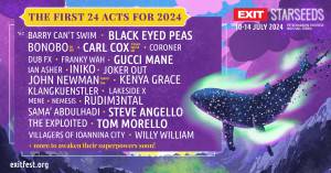Black Eyed Peas, Gucci Mane, Carl Cox, Tom Morello és Bonobo az első Exit 2024 fellépők között  