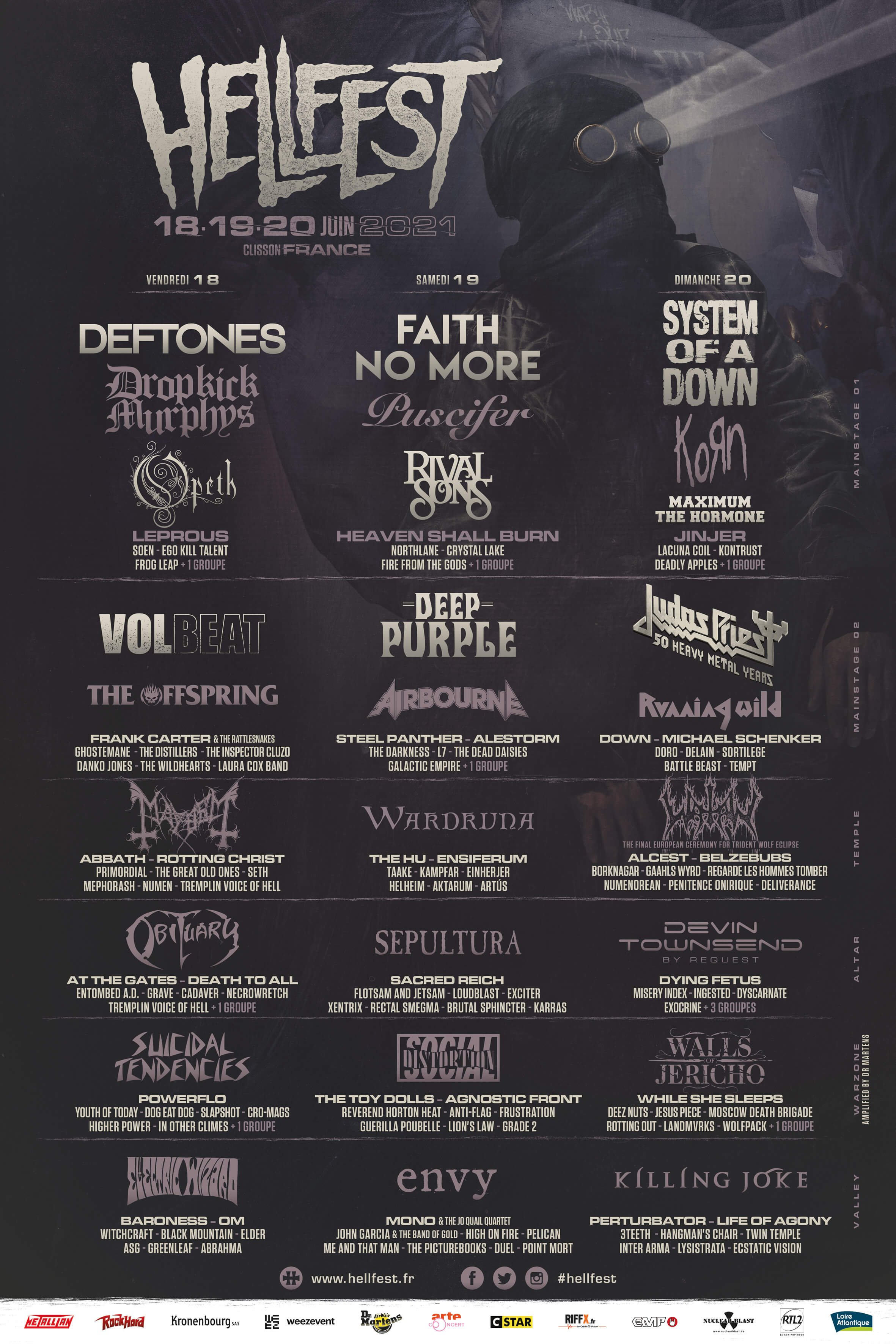 Hellfest 2021 line-up